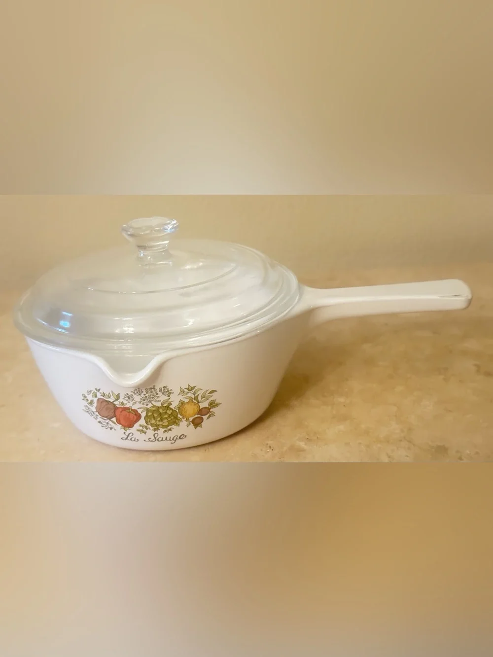 Spice of Life Sauce Pan 21/2 Qt. With Lid and Pouring Spout.